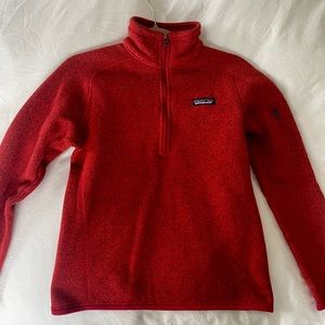 Red Patagonia Women’s fleece